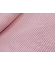 Piqué waffle 100% algodon rosa 1,50 de ancho