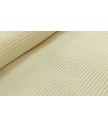 Piqué waffle 100% algodon beige 1,50 ancho
