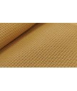 Pique waffle 100% algodón mostaza 1,50 ancho