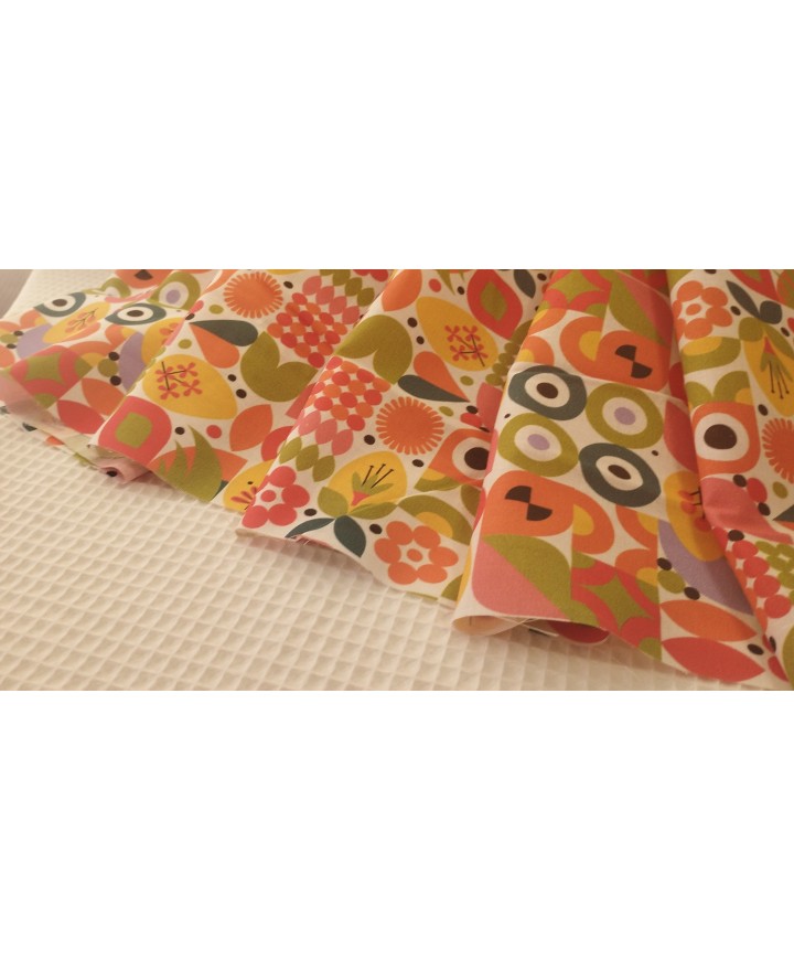 Algodón 100% patchwork cálido 