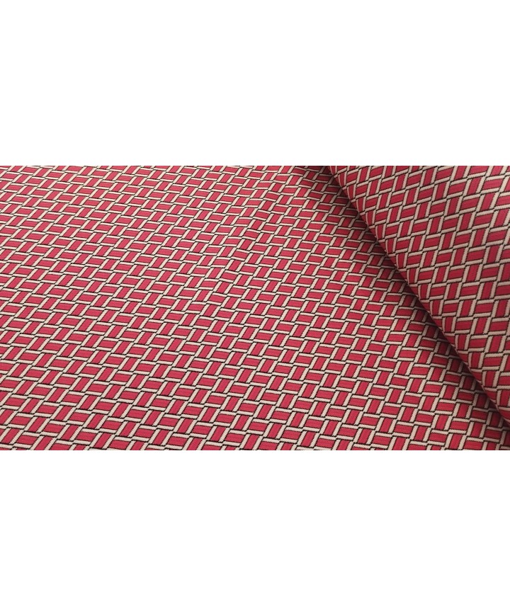 Punto de algodón robos rojos 1,50 de ancho