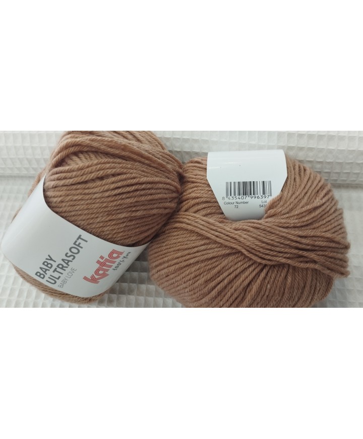Katia baby ultrasoft 50% poliamida 50% acrilico