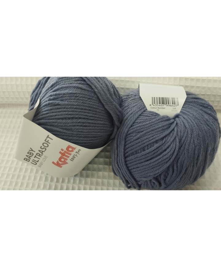 Katia baby ultrasoft 50% poliamida 50% acrilico