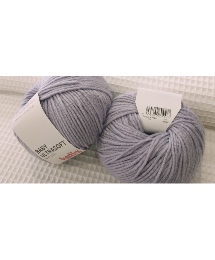 Katia baby ultrasoft 50% poliamida 50% acrilico