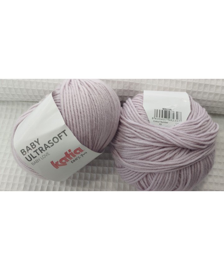 Katia baby ultrasoft 50% poliamida 50% acrilico