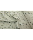 Muselina 100% algodon fondo blanco invierno  1,40 de ancho