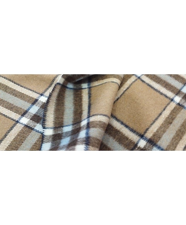 Cuadro en paño Camel y azul 1,50 de ancho 