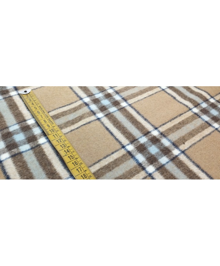 Cuadro en paño Camel y azul 1,50 de ancho 