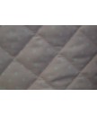 Pique acolchado fondo rosa lunar blanco 1.50 ancho